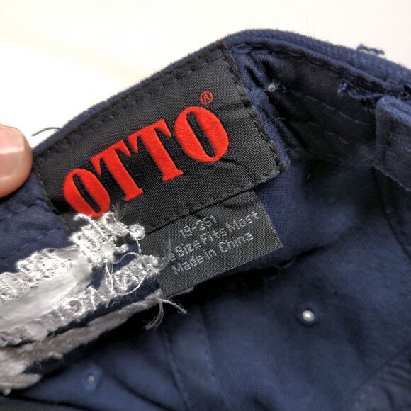 Otto Men's The X Factor Hat Blue OSFM Strapback Embroidered Logo - Picture 12 of 12